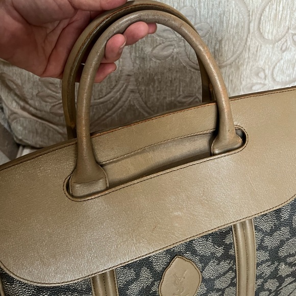 Yves Saint Laurent Vintage giraffe pattern weekender bag - Picture 9 of 15